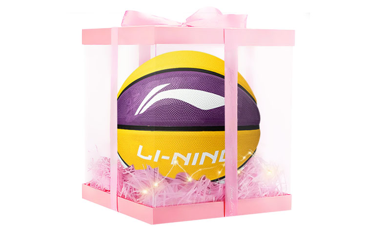 LINING Резиновый баскетбольный мяч yellow purple white размер 5 размер 7 тренировочный unisex
LINING Резиновый баскетбольный мяч yellow purple white размер 5 размер 7 тренировочный unisex