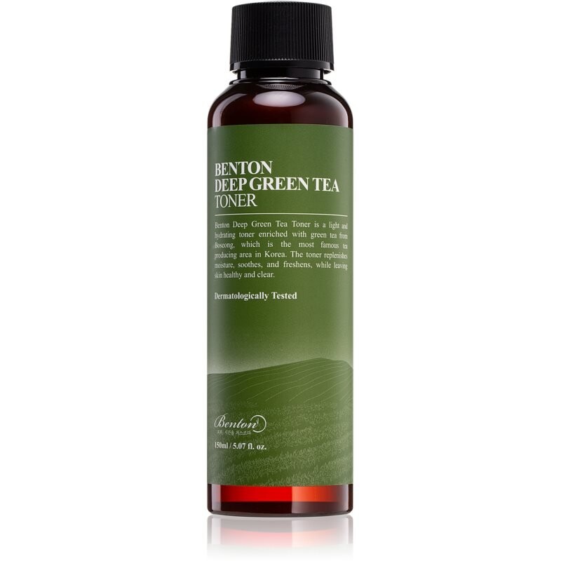Benton Deep Green Tea увлажняющий тоник для лица с зеленым чаем 150 мл Inna Marka
Benton Deep Green Tea увлажняющий тоник для лица с зеленым чаем 150 мл Inna Marka