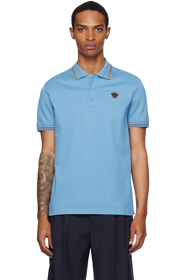 Поло Medusa Versace, синий
Поло Medusa Versace, синий