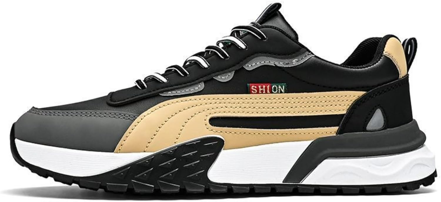 Мужские массивные модные кроссовки, удобные, с нескользящей подошвой, повседневные, уличные, спортивные для ходьбы Macefil, черный
Мужские массивные модные кроссовки, удобные, с нескользящей подошвой, повседневные, уличные, спортивные для ходьбы Macefil, черный