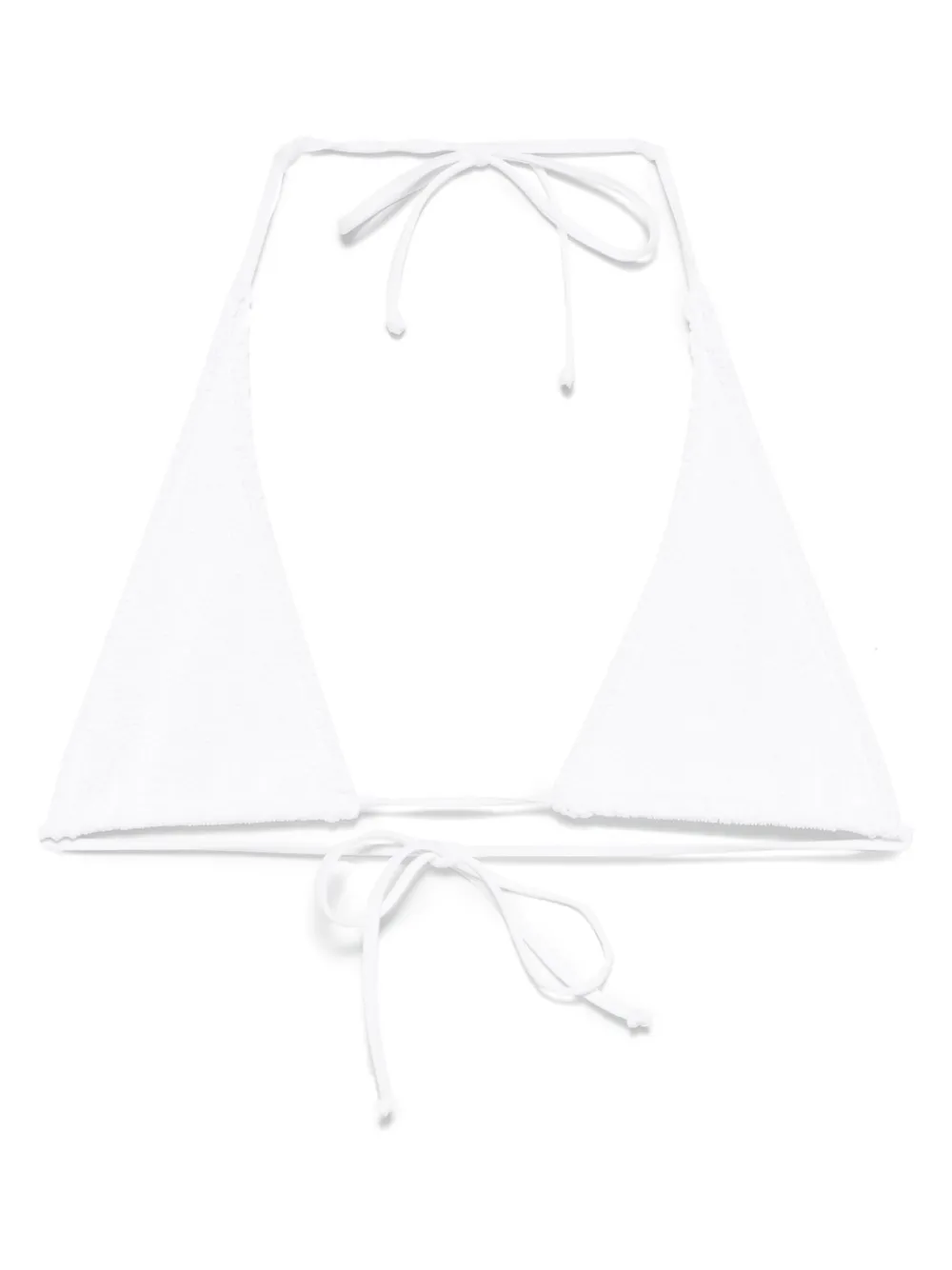 Топ бикини с треугольными чашками MC2 SAINT BARTH, белый 
Топ бикини с треугольными чашками MC2 SAINT BARTH, белый