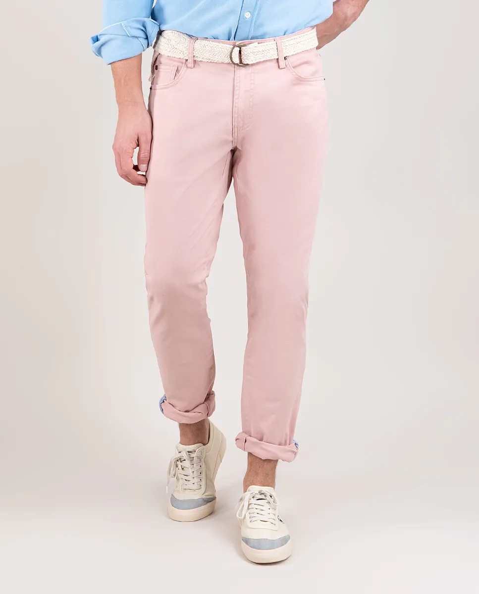Простые мужские брюки с пятью карманами El Ganso, розовый
Простые мужские брюки с пятью карманами El Ganso, розовый