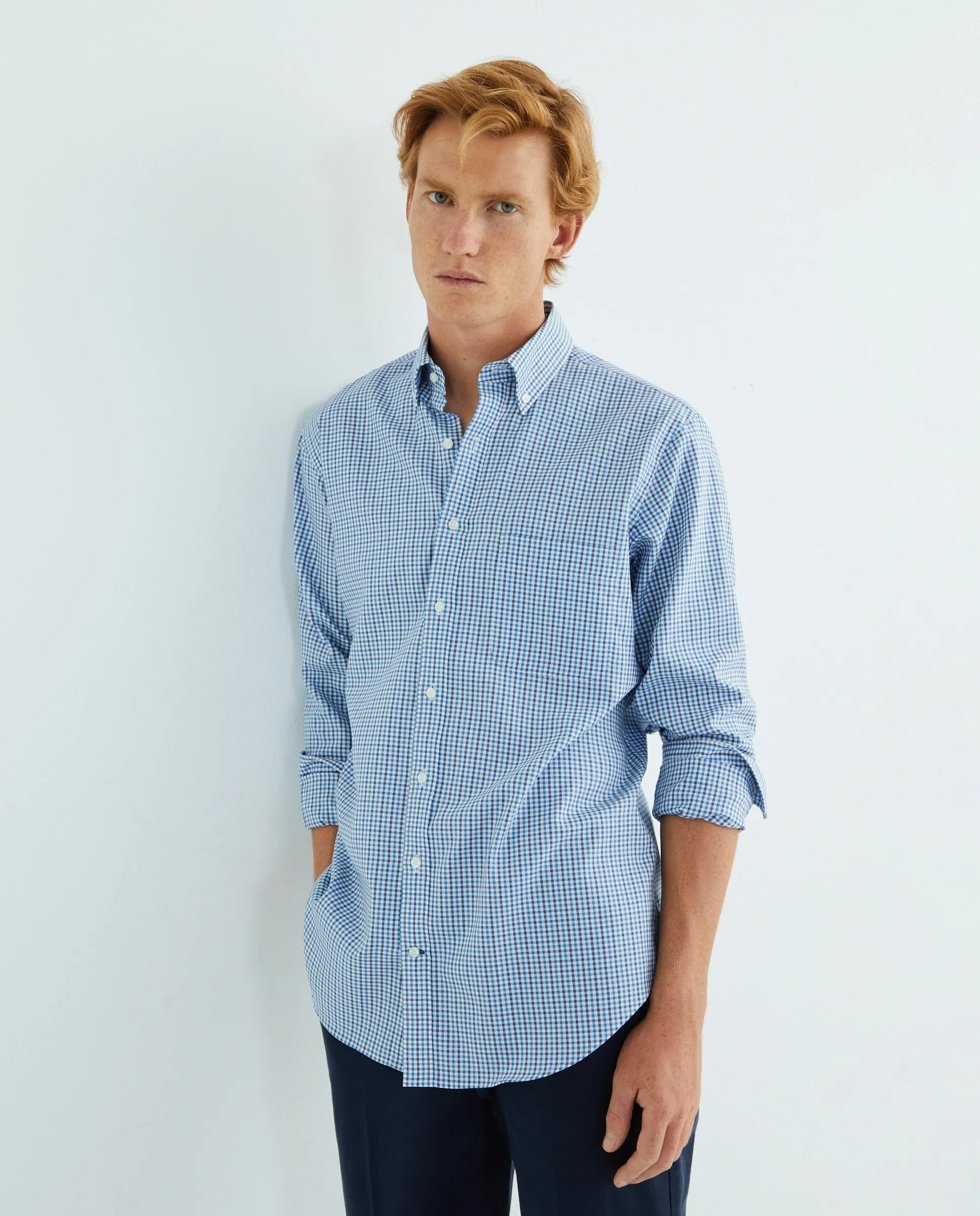 Мужская рубашка без утюжки Rushmore, синий
Мужская рубашка без утюжки Rushmore, синий