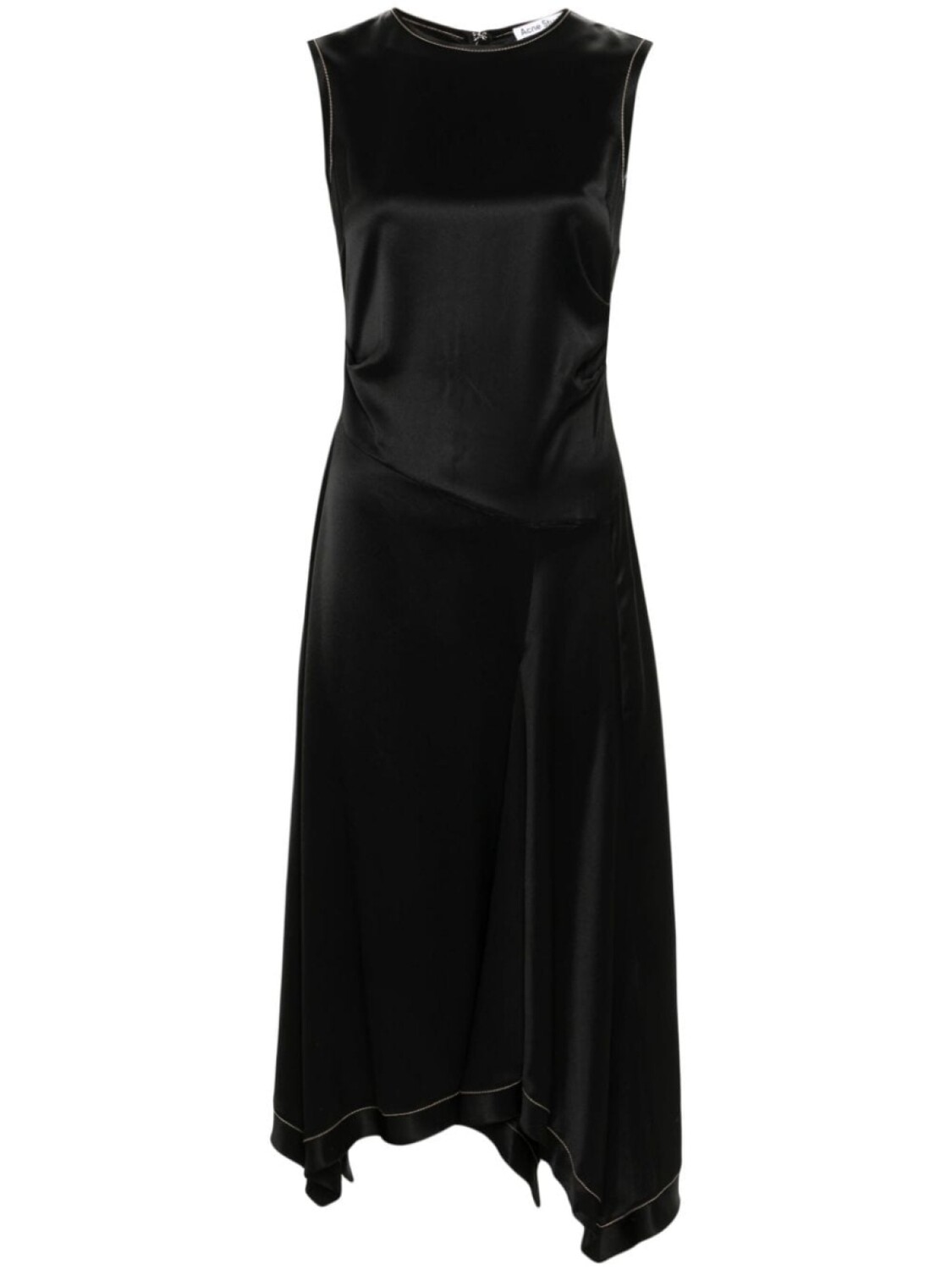 Acne Studios атласное макси-платье со складками, черный
Acne Studios атласное макси-платье со складками, черный