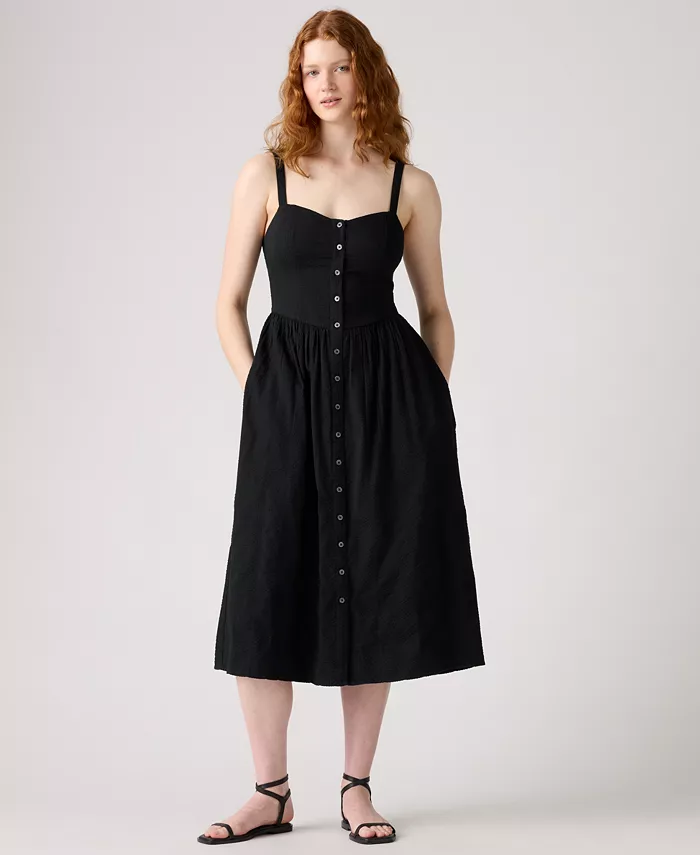 Женское платье миди Adore с вырезом в форме сердца Levi's, черный
Женское платье миди Adore с вырезом в форме сердца Levi's, черный