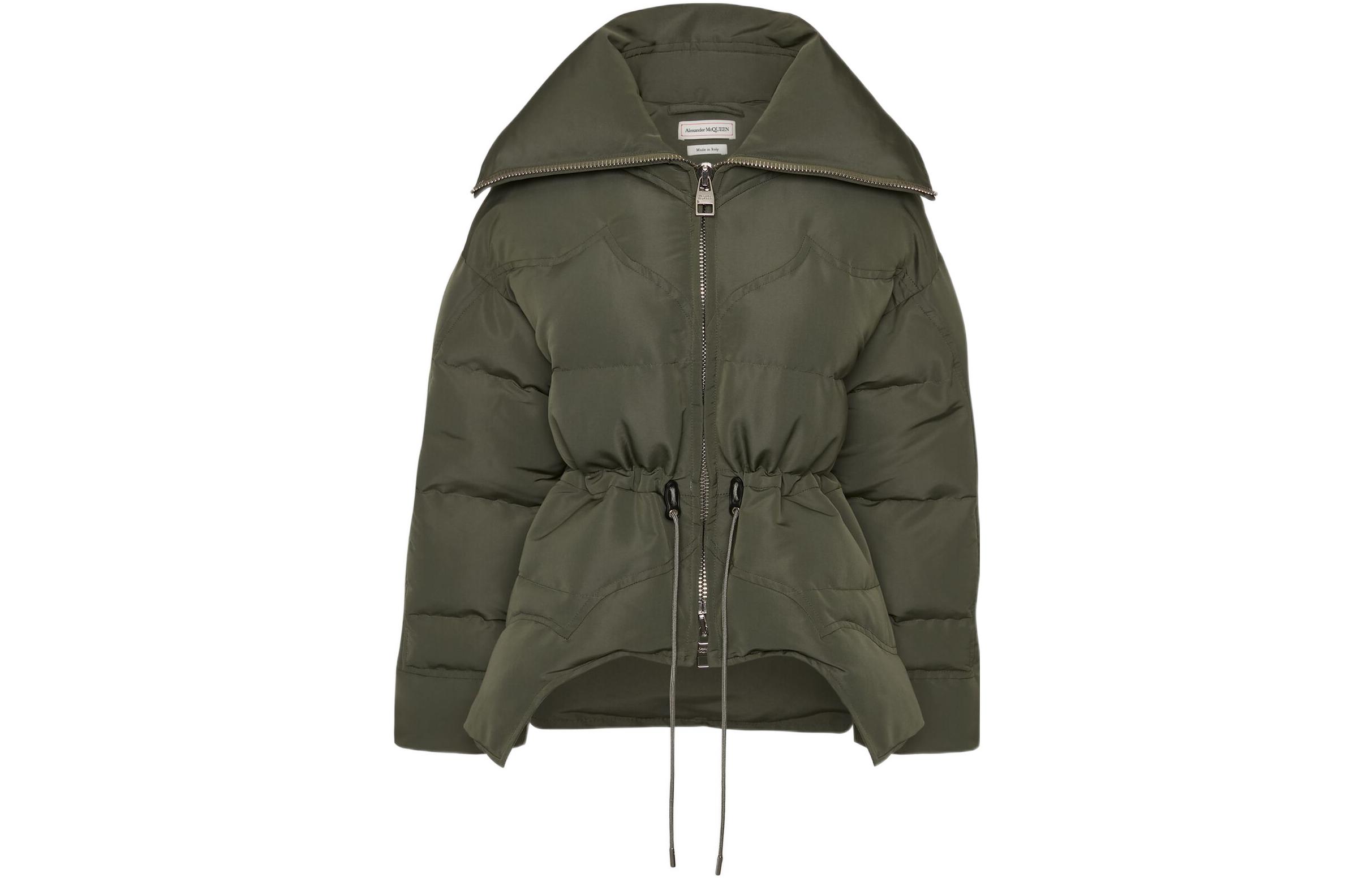 Куртка пуховая FW22 женская цвета хаки Alexander McQueen
Куртка пуховая FW22 женская цвета хаки Alexander McQueen