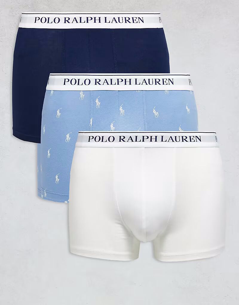 Polo Ralph Lauren, 3 пары трусов-боксеров в темно-синем/белом/синем цвете
Polo Ralph Lauren, 3 пары трусов-боксеров в темно-синем/белом/синем цвете