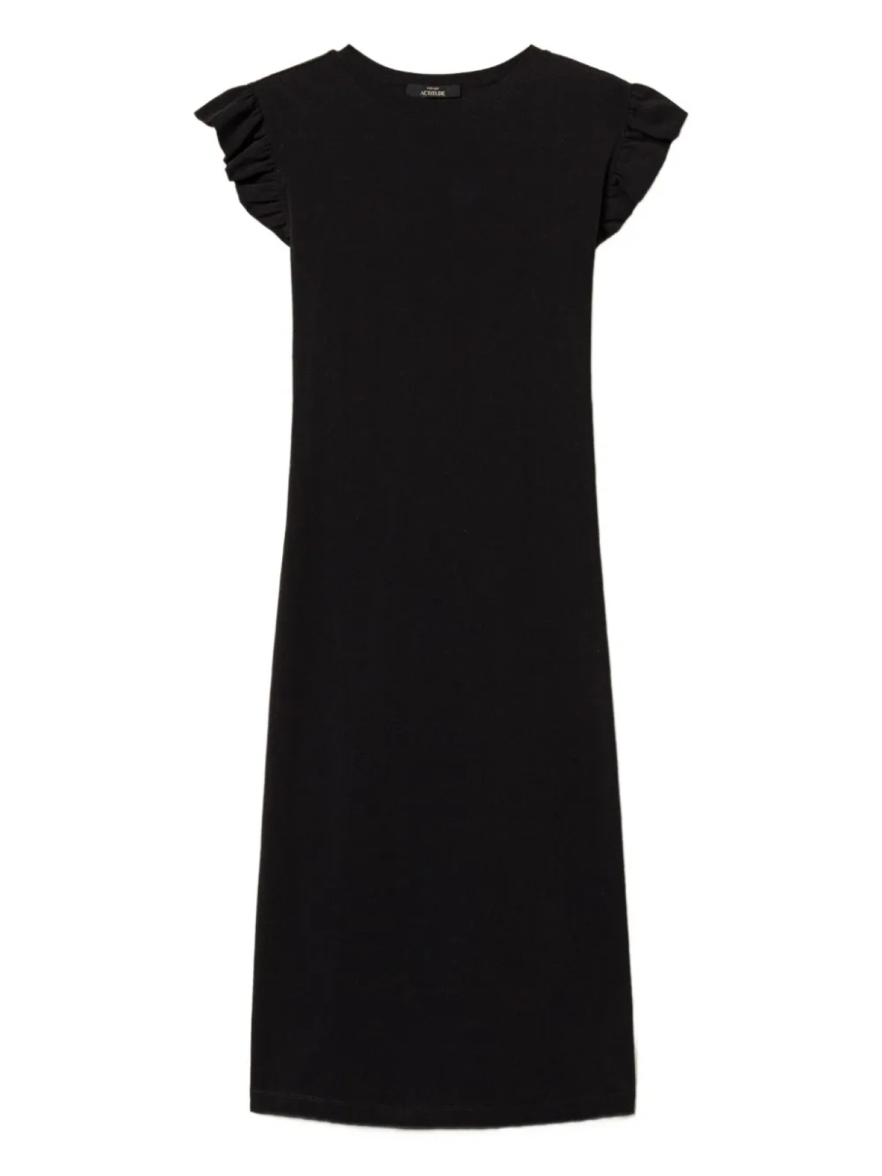 Платье миди с оборками на рукавах TWINSET, черный
Платье миди с оборками на рукавах TWINSET, черный