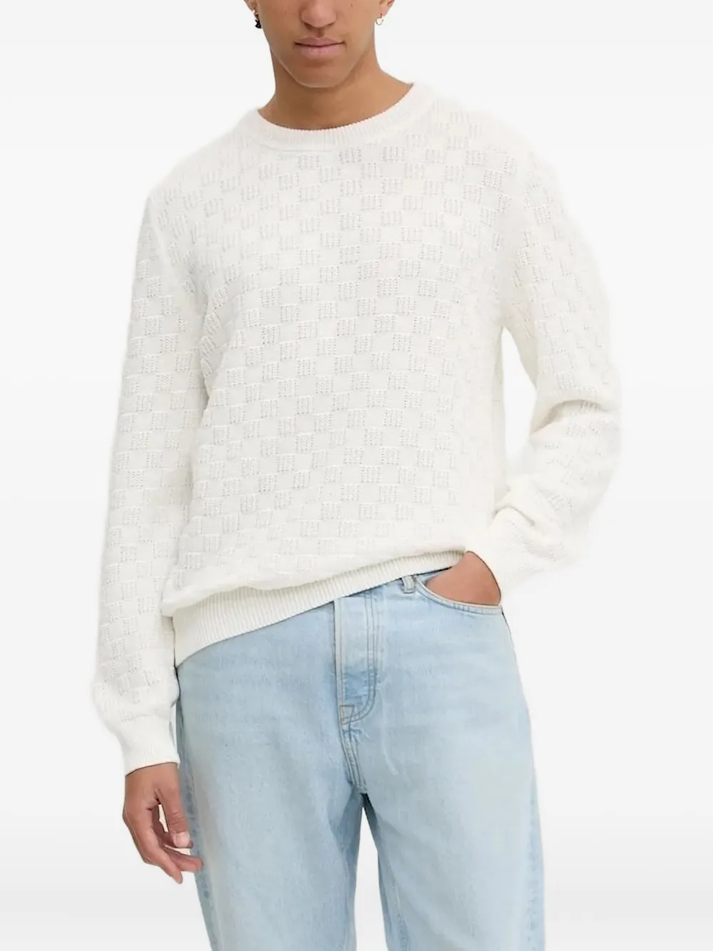 Клетчатый свитер HUGO, белый
Клетчатый свитер HUGO, белый