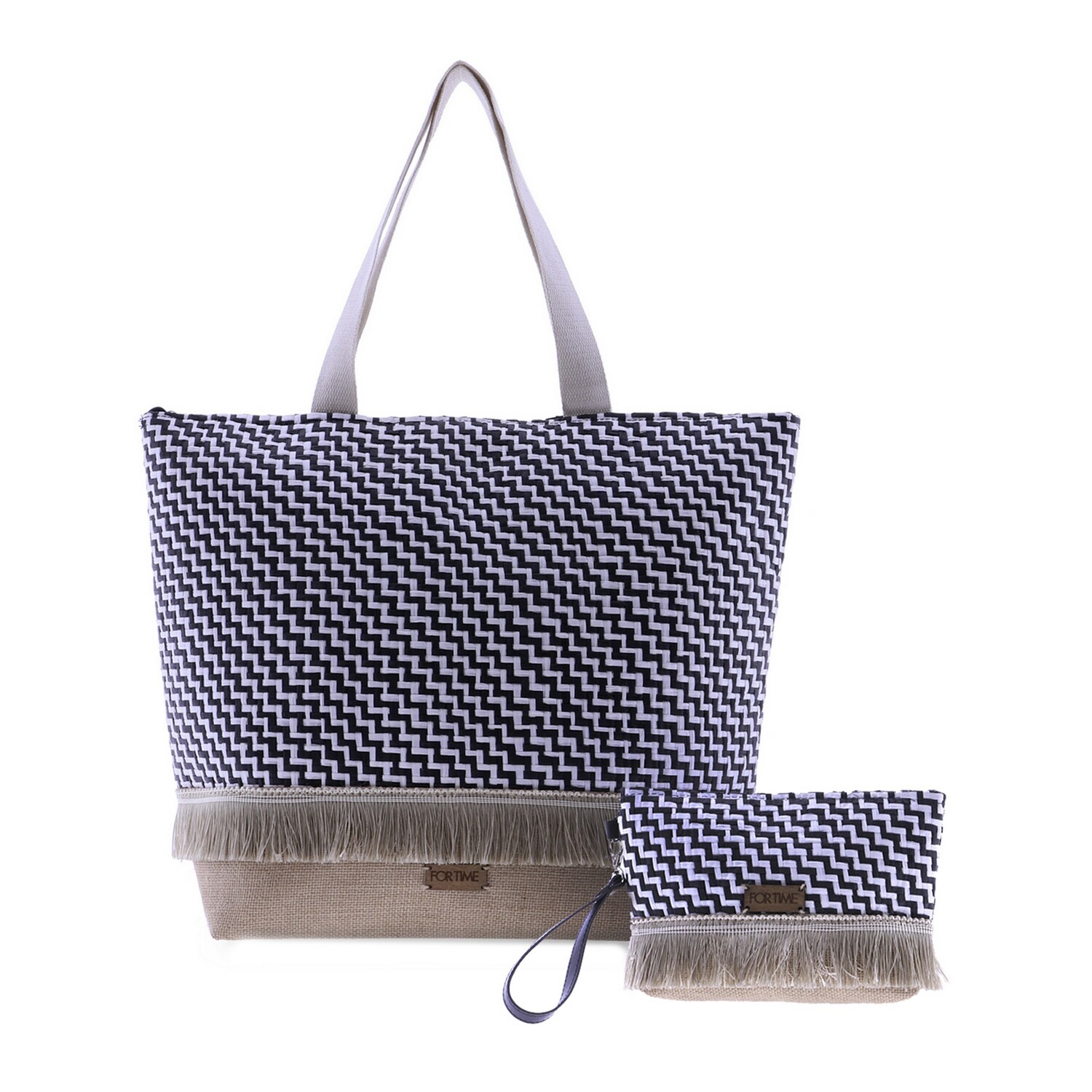 Сумка шоппер FOR TIME Strandtasche und Strand Kulturtasche Solana (B)39 x (H)42 x (T)17см, красочный
Сумка шоппер FOR TIME Strandtasche und Strand Kulturtasche Solana (B)39 x (H)42 x (T)17см, красочный