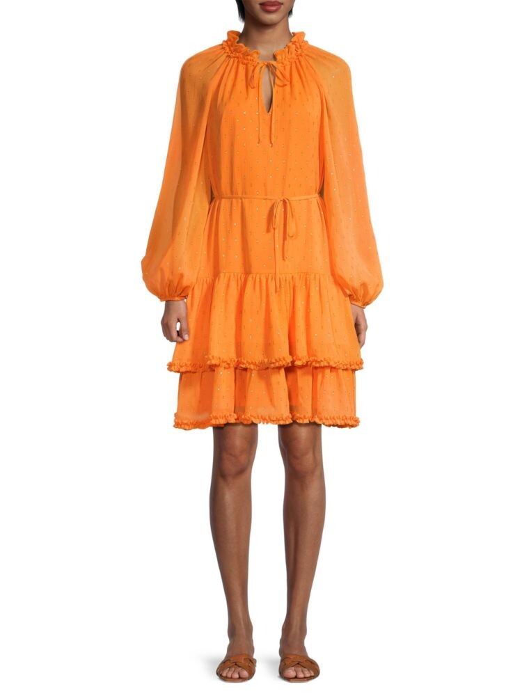 Платье-блузон в горошек Sophia с клипсами Kobi Halperin, цвет Musk Melon
Платье-блузон в горошек Sophia с клипсами Kobi Halperin, цвет Musk Melon