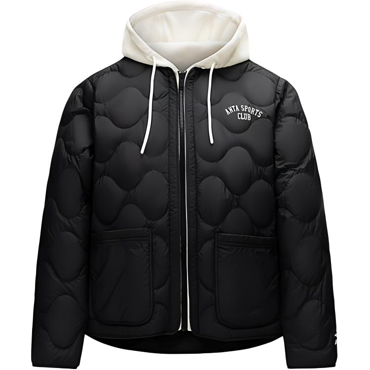 ANTA Женская пуховая куртка базового черного цвета
ANTA Женская пуховая куртка базового черного цвета