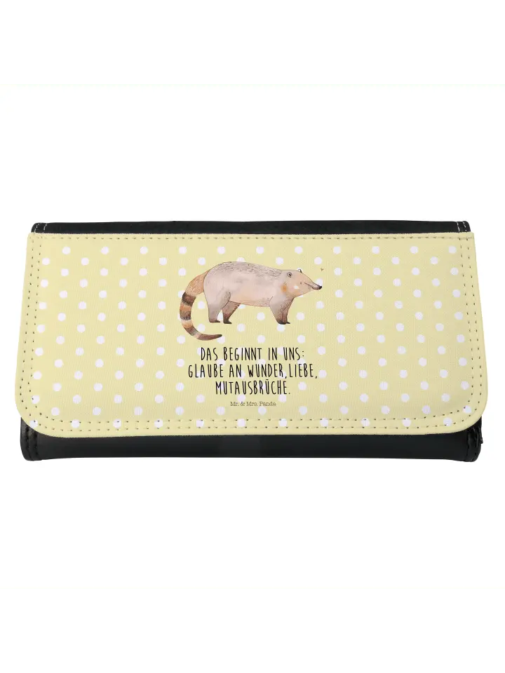 Портмоне Mr & Mrs Panda Damen Nasenbaer, пастельно-желтый
Портмоне Mr & Mrs Panda Damen Nasenbaer, пастельно-желтый