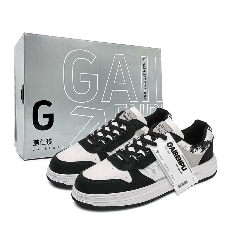 Нескользящие и износостойкие низкие кроссовки для скейтбординга, увеличивающие рост, для мужчин Gai Renpu, White Gray Box
Нескользящие и износостойкие низкие кроссовки для скейтбординга, увеличивающие рост, для мужчин Gai Renpu, White Gray Box