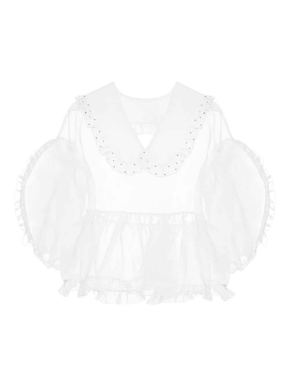 Блузка с баской ANOUKI, белый
Блузка с баской ANOUKI, белый