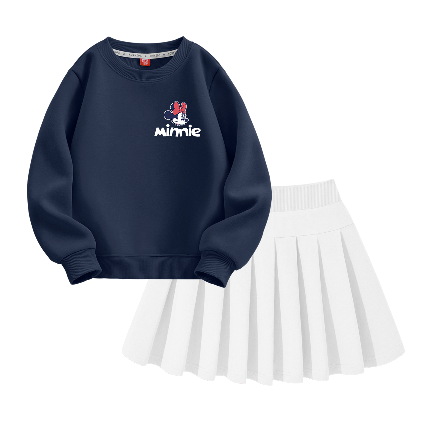 Детский комплект юбка 2 предмета Disney, di b elegant minnie k темно-синий+solid color белый
Детский комплект юбка 2 предмета Disney, di b elegant minnie k темно-синий+solid color белый