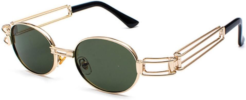 Модные круглые солнцезащитные очки для женщин и мужчин в винтажном стиле с металлической оправой и в стиле стимпанк, солнцезащитные очки для мужчин с защитой от УФ-излучения UV400 TYUVIVO, Gold-g15lens
Модные круглые солнцезащитные очки для женщин и мужчин в винтажном стиле с металлической оправой и в стиле стимпанк, солнцезащитные очки для мужчин с защитой от УФ-излучения UV400 TYUVIVO, Gold-g15lens