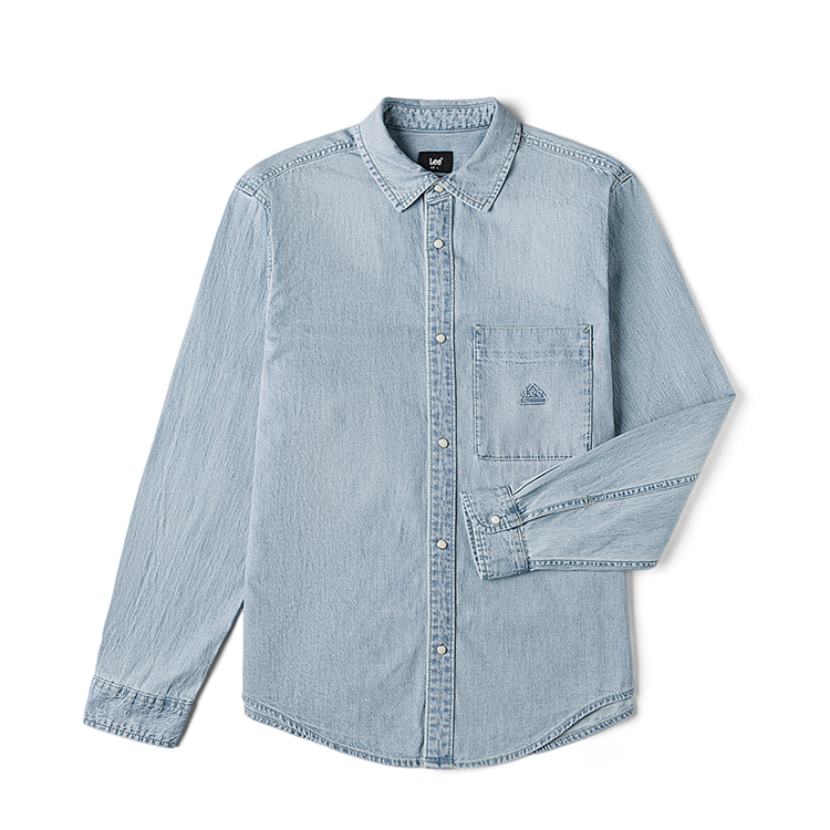 Lee Мужская рубашка светло-голубого цвета
Lee Мужская рубашка светло-голубого цвета