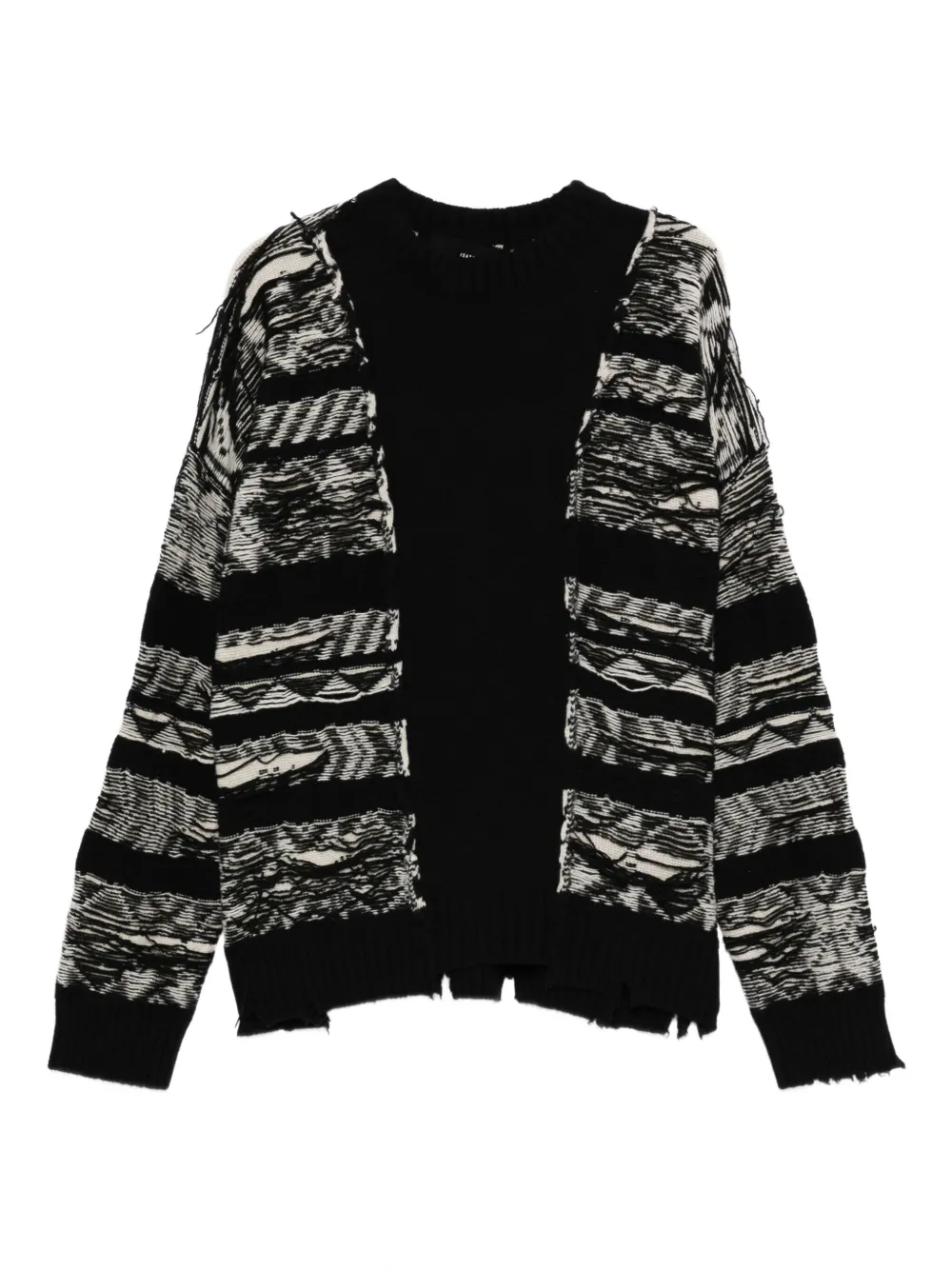 Шерстяной свитер с бахромой Isabel Benenato, черный
Шерстяной свитер с бахромой Isabel Benenato, черный