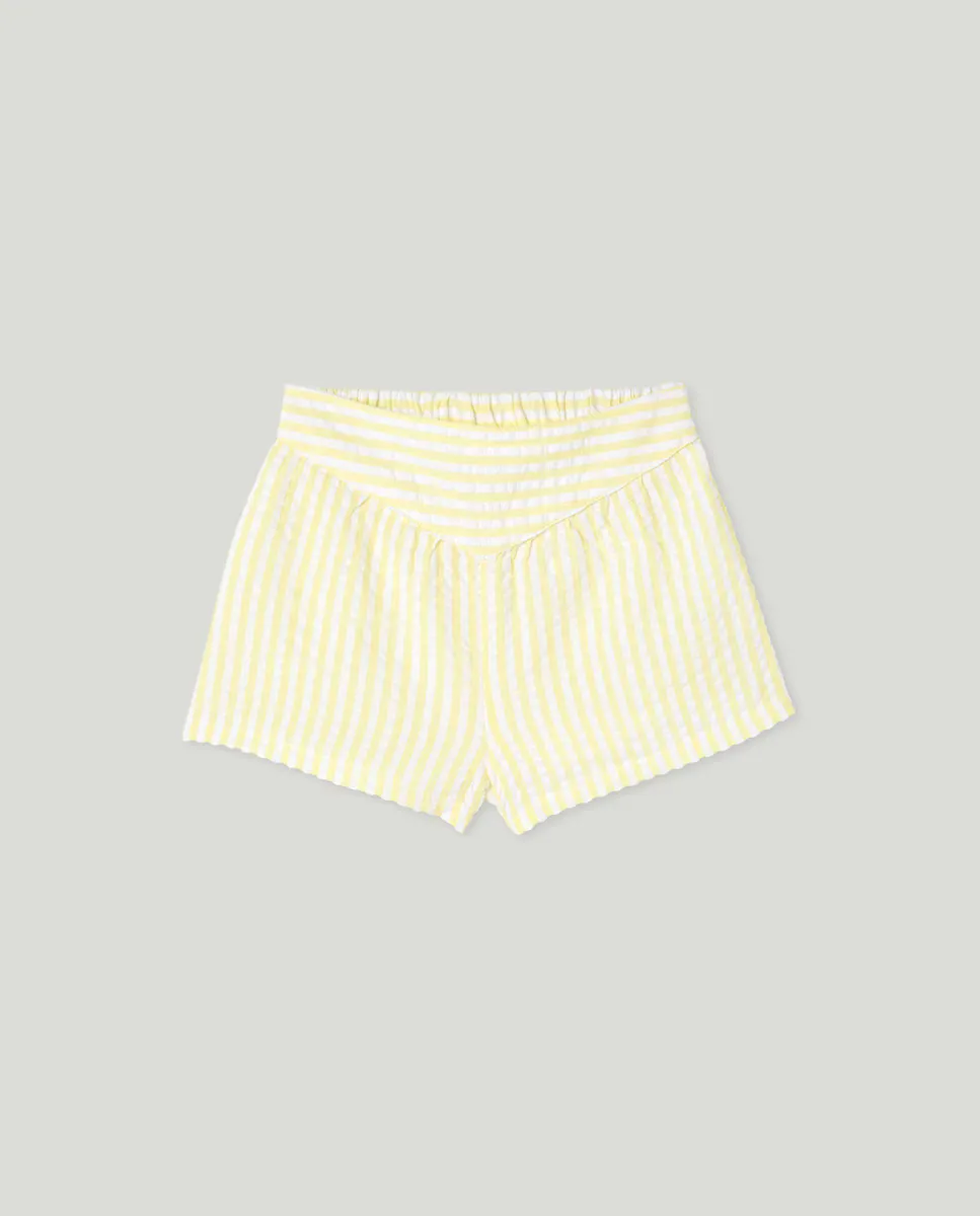 Шорты для малышей в полоску Baby El Corte Inglés, жёлтый 
Шорты для малышей в полоску Baby El Corte Inglés, жёлтый