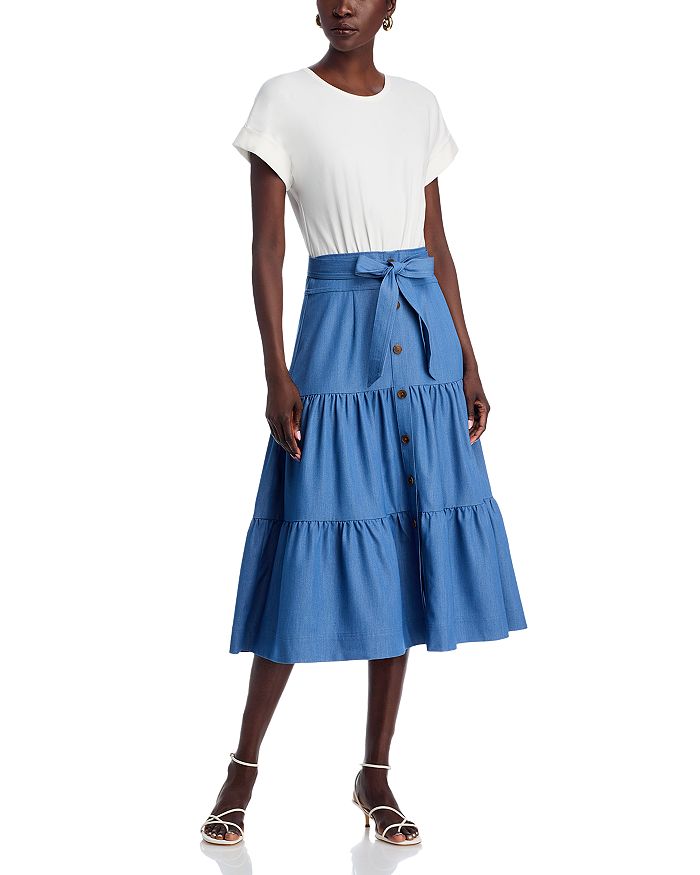 Многослойное платье Mixed Media T Tahari, мультиколор
Многослойное платье Mixed Media T Tahari, мультиколор