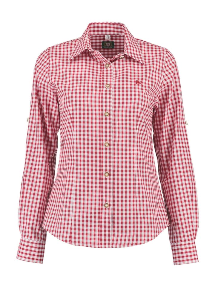 Традиционная блузка 150000-2602 красного цвета OS-Trachten
Традиционная блузка 150000-2602 красного цвета OS-Trachten