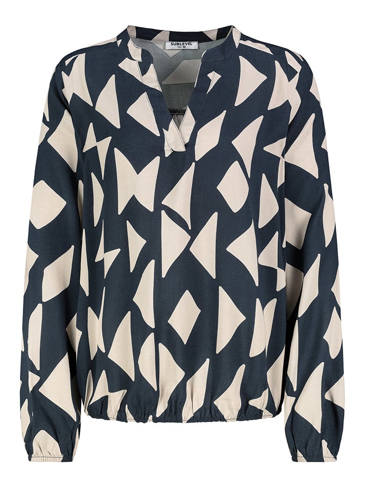 Блузка темно-синего/белого цвета Sublevel
Блузка темно-синего/белого цвета Sublevel