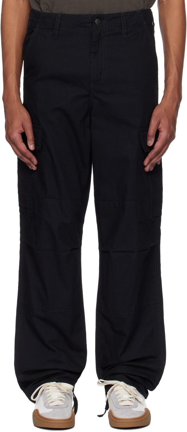 Черные стандартные брюки-карго Carhartt Work In Progress
Черные стандартные брюки-карго Carhartt Work In Progress
