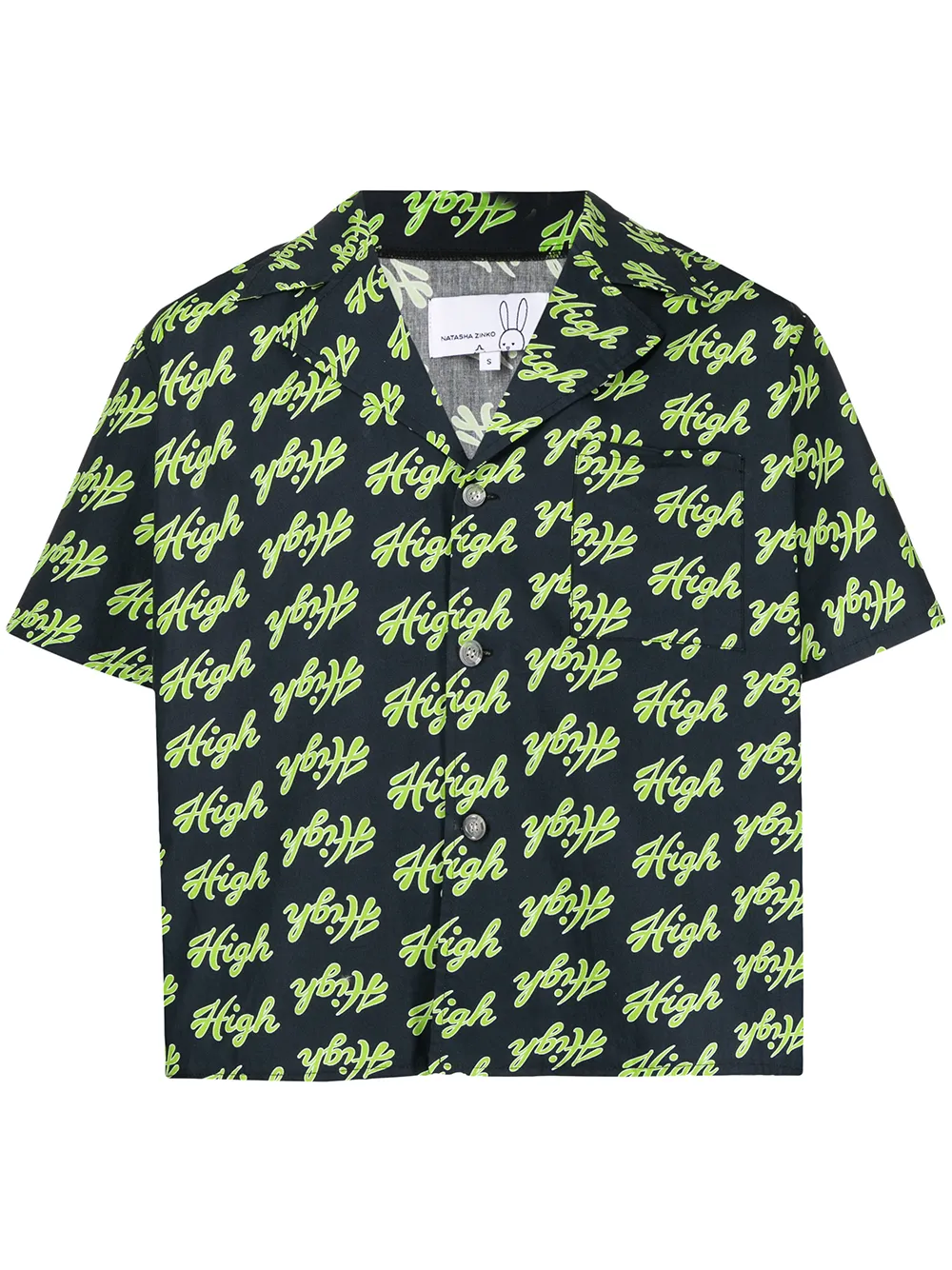 Рубашка с короткими рукавами и надписью Natasha Zinko, синий
Рубашка с короткими рукавами и надписью Natasha Zinko, синий