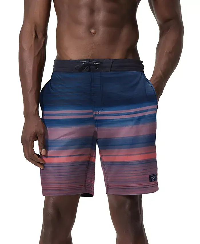 Мужские шорты для плавания Onshore Bondi Basin Ombre Stripe с кулиской, длина 9" Speedo, фиолетовый
Мужские шорты для плавания Onshore Bondi Basin Ombre Stripe с кулиской, длина 9" Speedo, фиолетовый