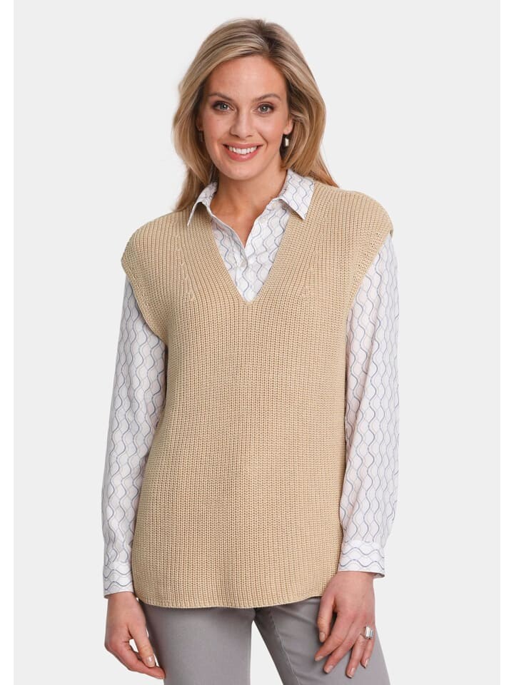 Свитер-жилет GOLDNER Pullunder, цвет bisquit/melange
Свитер-жилет GOLDNER Pullunder, цвет bisquit/melange