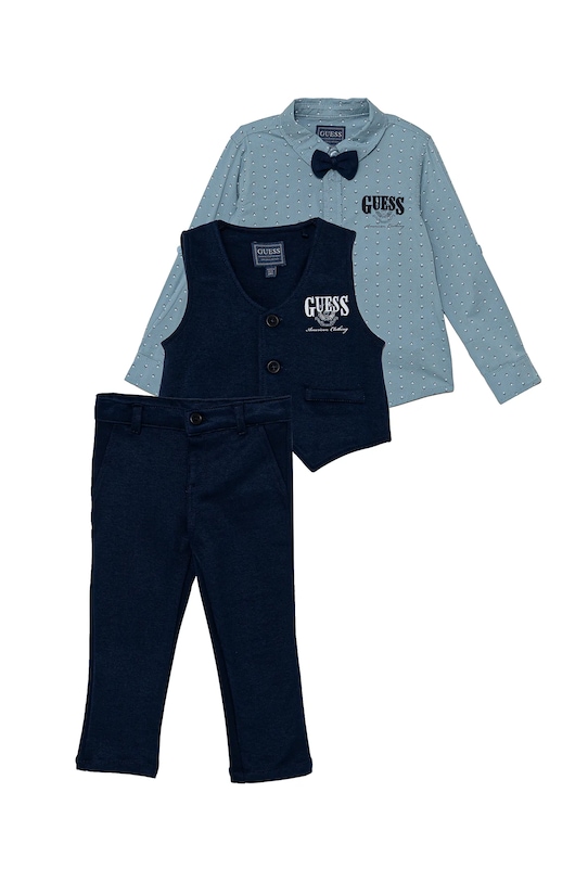 Детский набор из 3 предметов Guess, темно-синий
Детский набор из 3 предметов Guess, темно-синий