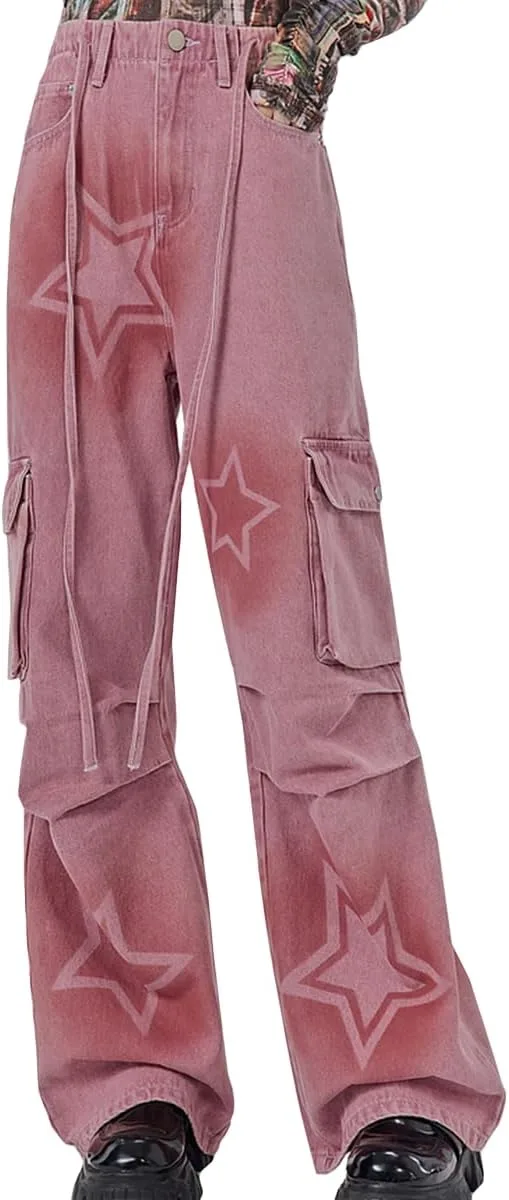 Джинсы Y2K с высокой талией и широкими штанинами kakarin choyx
Джинсы Y2K с высокой талией и широкими штанинами kakarin choyx