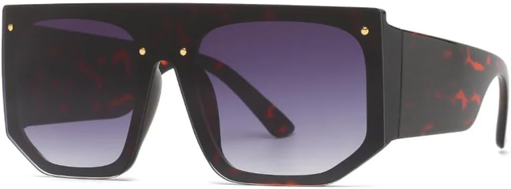 Модные винтажные солнцезащитные очки большого размера для женщин и мужчин, роскошные, с плоской верхней частью, в большой оправе, с защитой от УФ-излучения UV400 HHZZYVY, Black Leopard Gray
Модные винтажные солнцезащитные очки большого размера для женщин и мужчин, роскошные, с плоской верхней частью, в большой оправе, с защитой от УФ-излучения UV400 HHZZYVY, Black Leopard Gray