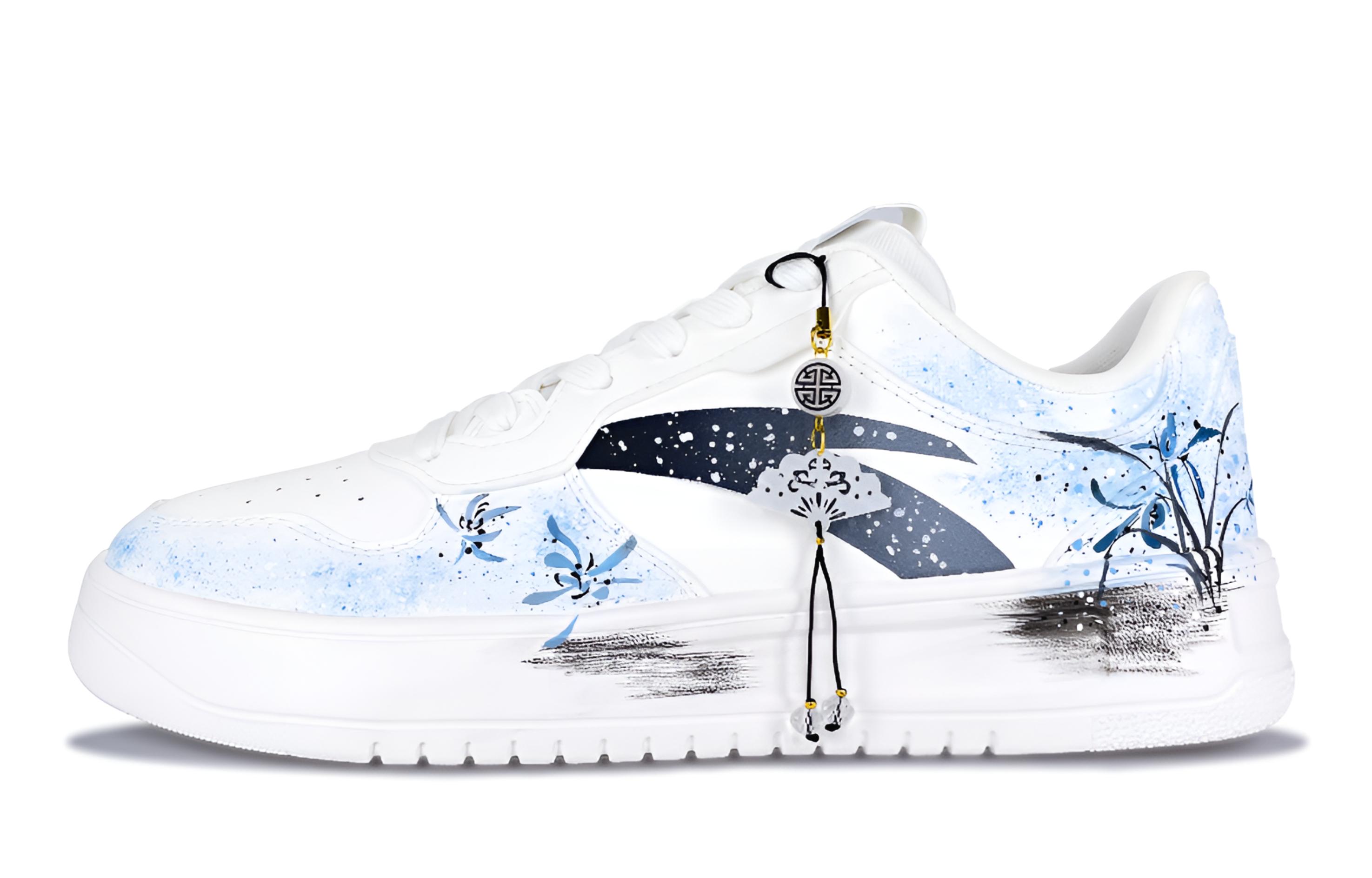 ANTA Свободные низкие мужские кроссовки для скейтбординга, белые/синие
ANTA Свободные низкие мужские кроссовки для скейтбординга, белые/синие