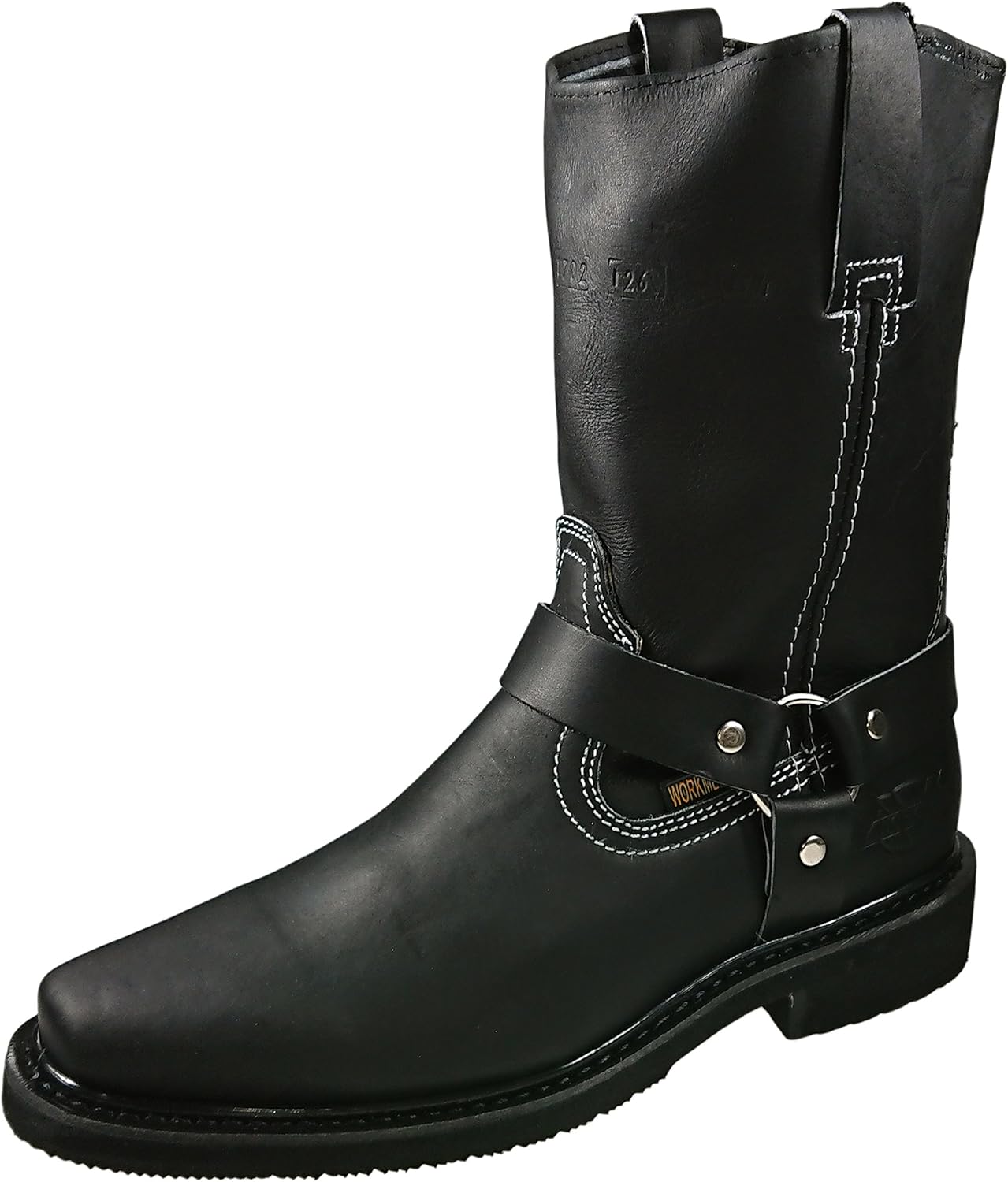 Workmen-V Мужские рабочие ботинки, стиль байкер, натуральная кожа, медовый и черный цвета, с запряжкой
Workmen-V Мужские рабочие ботинки, стиль байкер, натуральная кожа, медовый и черный цвета, с запряжкой