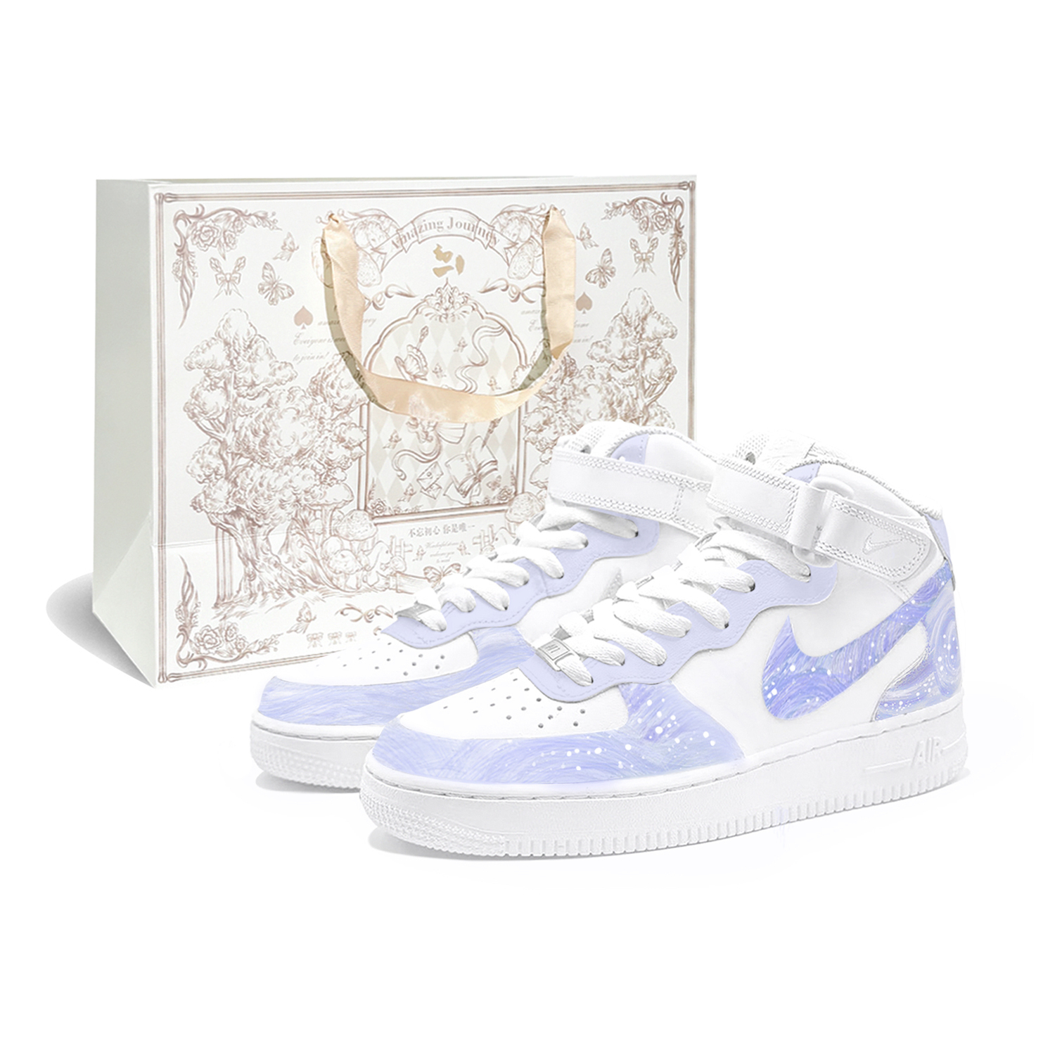 Air Force 1 Shopping Bag, Misty X First Culture устойчивые к истиранию Balance высокие скейтборд кроссовки мужские Nike, фиолетовый
Air Force 1 Shopping Bag, Misty X First Culture устойчивые к истиранию Balance высокие скейтборд кроссовки мужские Nike, фиолетовый