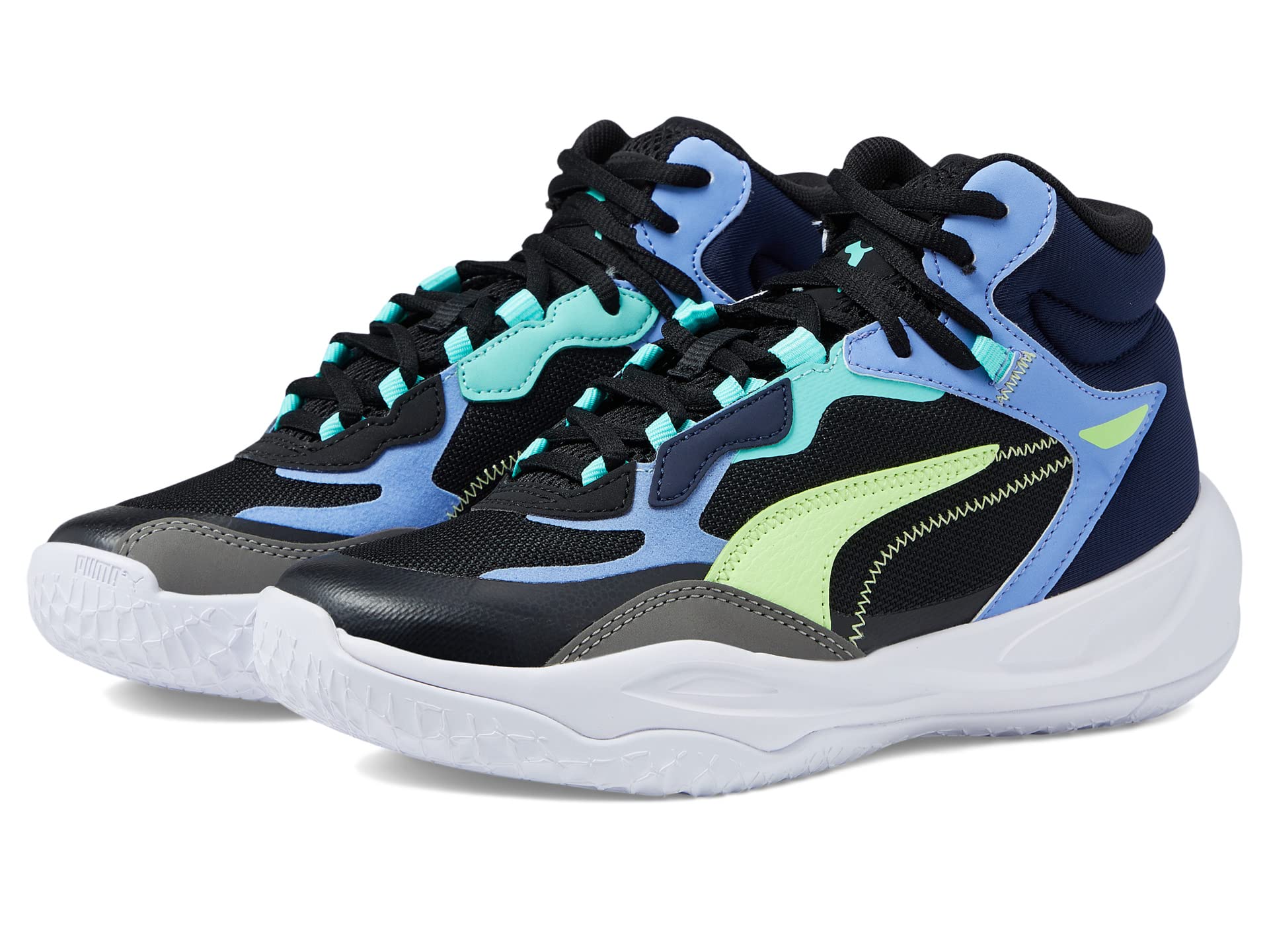 Кроссовки PUMA Kids Playmaker Pro Mid, Puma Black/Electric Purple
Кроссовки PUMA Kids Playmaker Pro Mid, Puma Black/Electric Purple