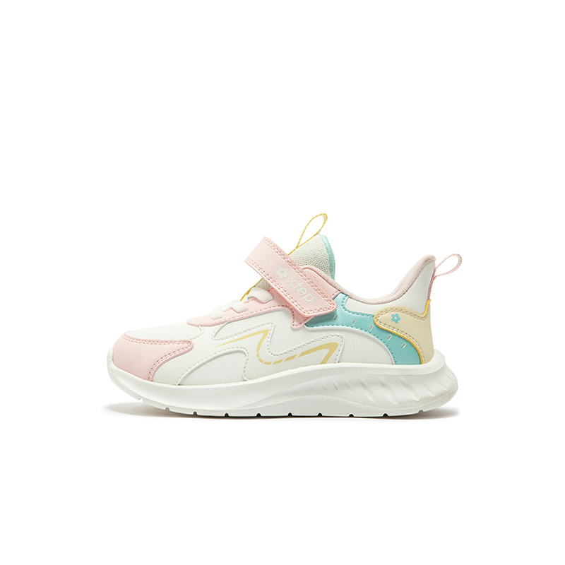 XTEP Износостойкие низкие детские кроссовки для бега, белые 
XTEP Износостойкие низкие детские кроссовки для бега, белые