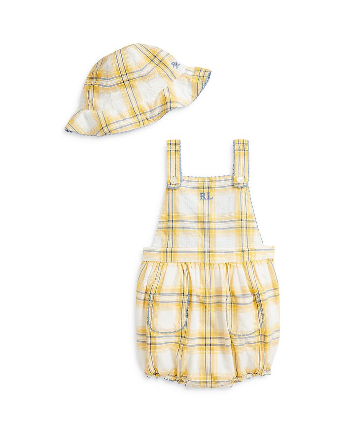 Комплект из хлопковых шорт и шапочки для девочек в клетку - для малышей Ralph Lauren, мультиколор
Комплект из хлопковых шорт и шапочки для девочек в клетку - для малышей Ralph Lauren, мультиколор