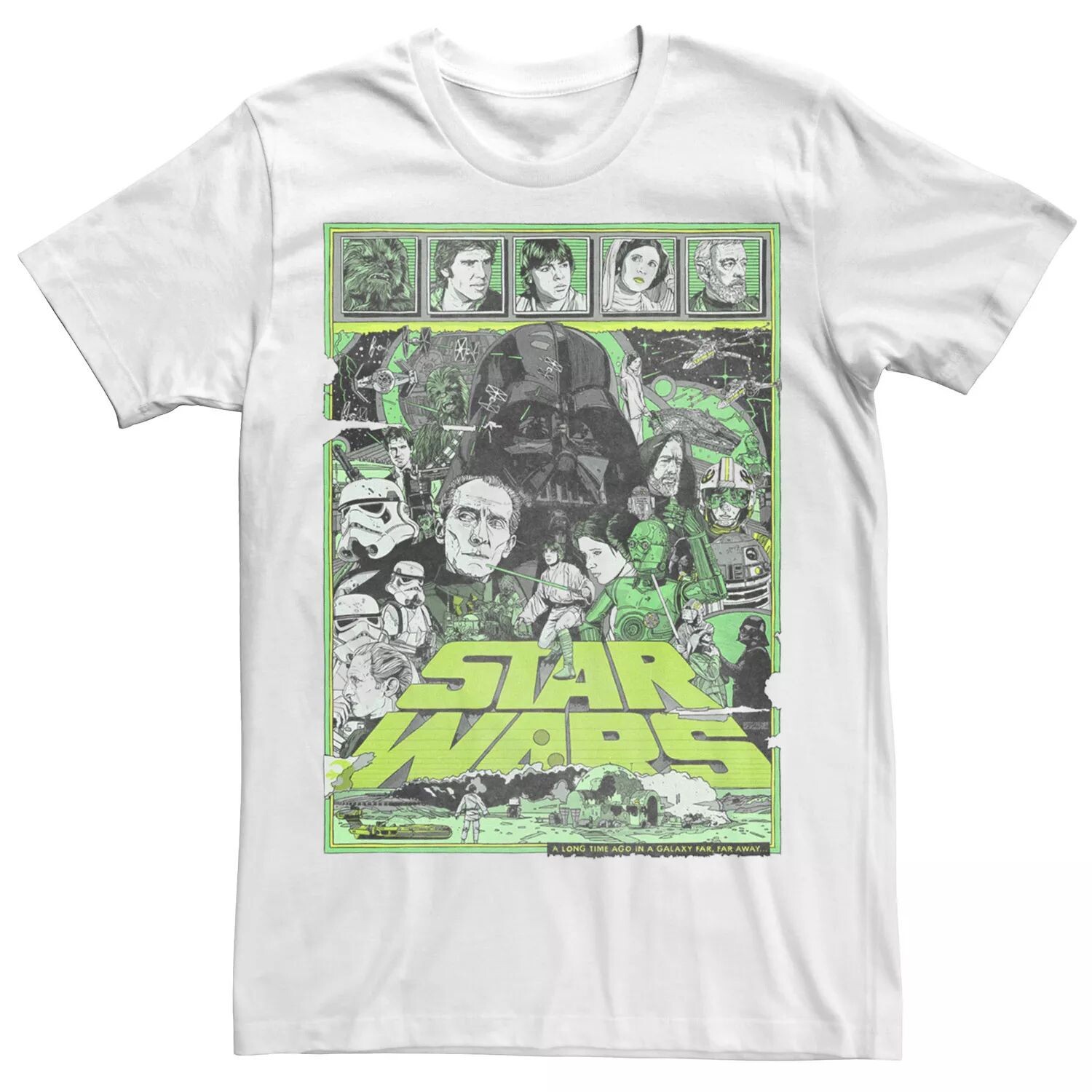 Мужская футболка с коллажем «Звездные войны. Эпизод IV» Licensed Character
Мужская футболка с коллажем «Звездные войны. Эпизод IV» Licensed Character