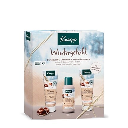 Подарочный набор «Зимний уход» Kneipp
Подарочный набор «Зимний уход» Kneipp
