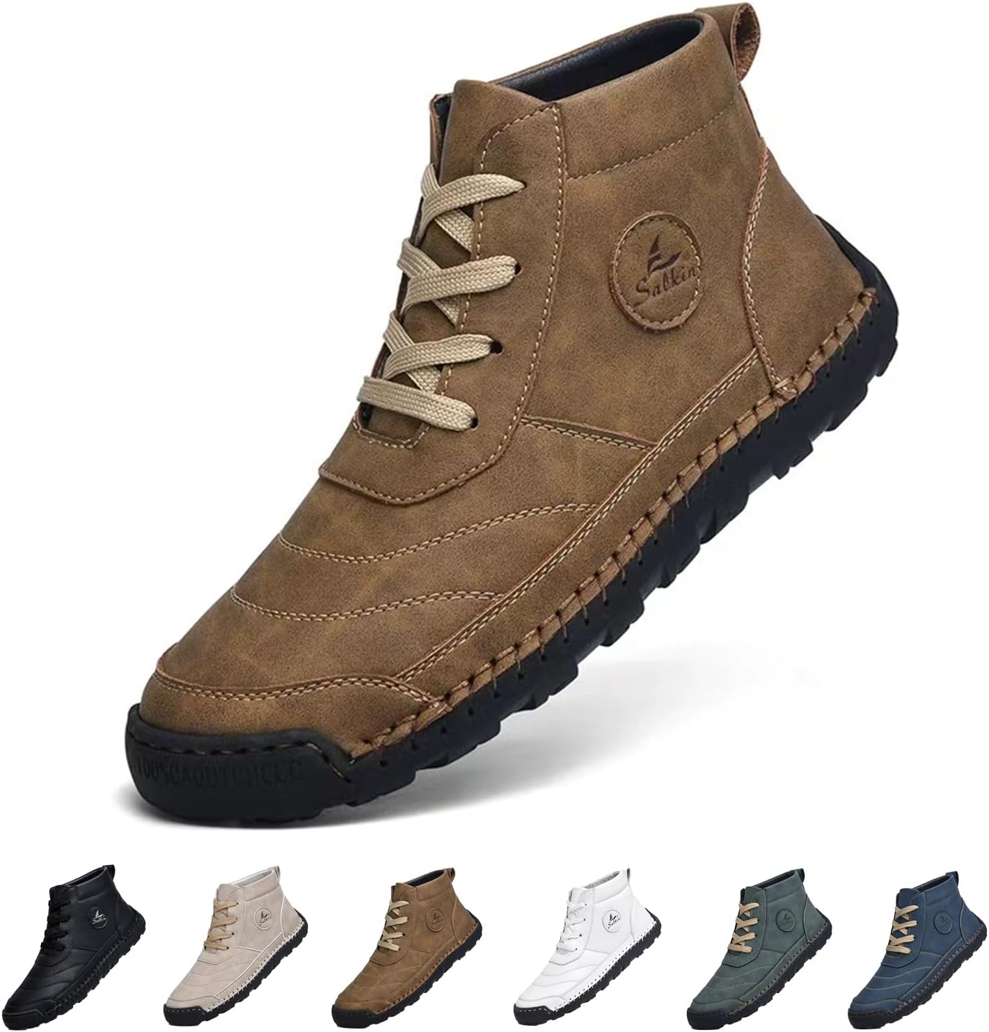 Мужские повседневные модные кроссовки сандалии-чукка на шнуровке, с круглым носком, на платформе, противоскользящие, средней высоты, ручной работы, для ходьбы и вождения Eggdk, коричневый
Мужские повседневные модные кроссовки сандалии-чукка на шнуровке, с круглым носком, на платформе, противоскользящие, средней высоты, ручной работы, для ходьбы и вождения Eggdk, коричневый