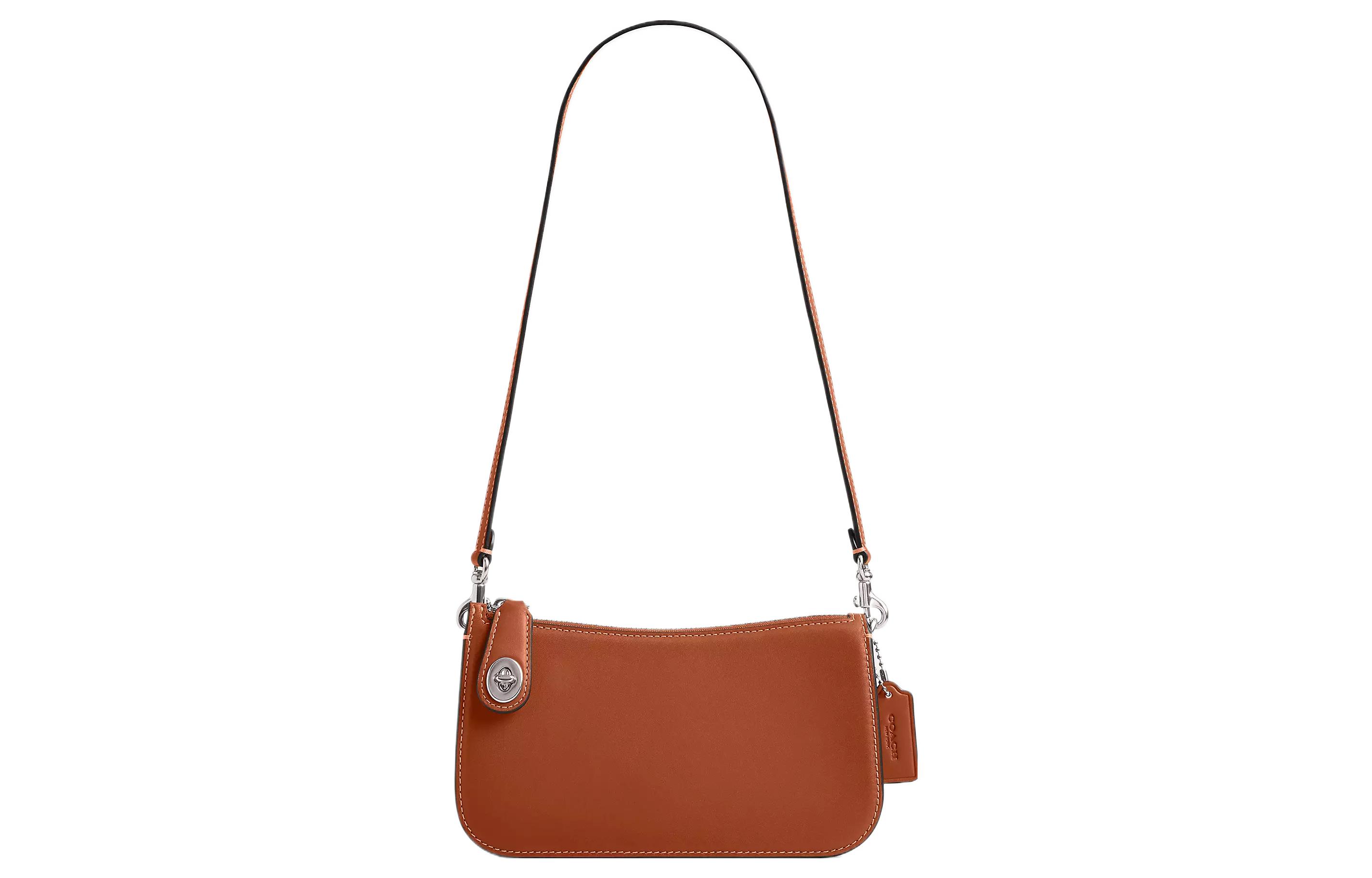 COACH Сумка через плечо Penn Glove Tanning для женщин, серебристая и polished amber
COACH Сумка через плечо Penn Glove Tanning для женщин, серебристая и polished amber