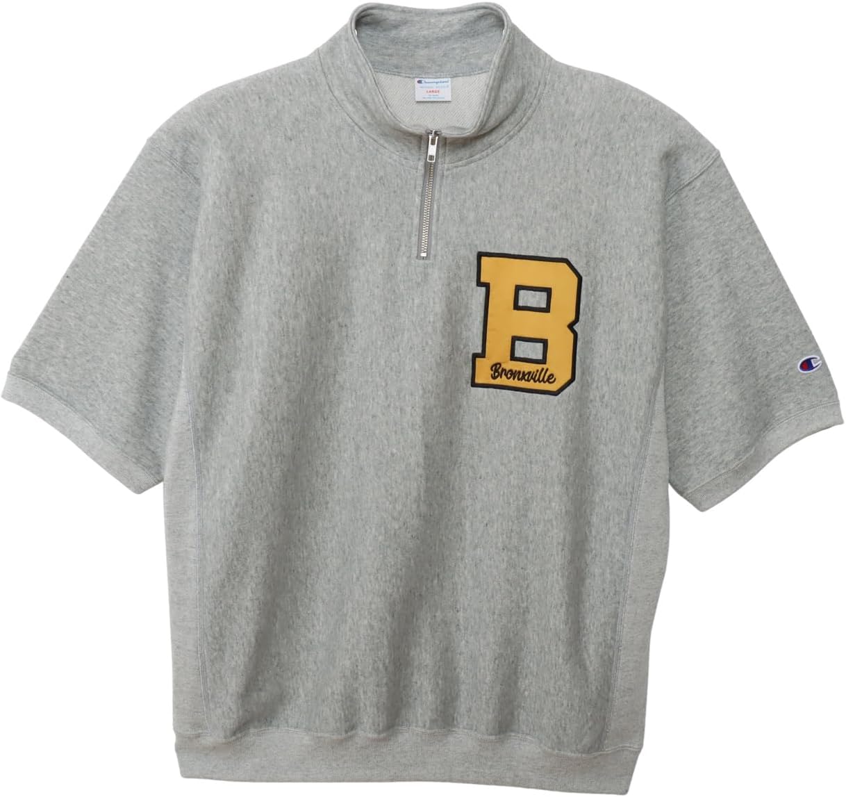 Мужская толстовка Champion Reverse Weave с коротким рукавом и молнией до середины груди, 10 унций, 100% хлопок, с большим логотипом. C3-D005, серый
Мужская толстовка Champion Reverse Weave с коротким рукавом и молнией до середины груди, 10 унций, 100% хлопок, с большим логотипом. C3-D005, серый