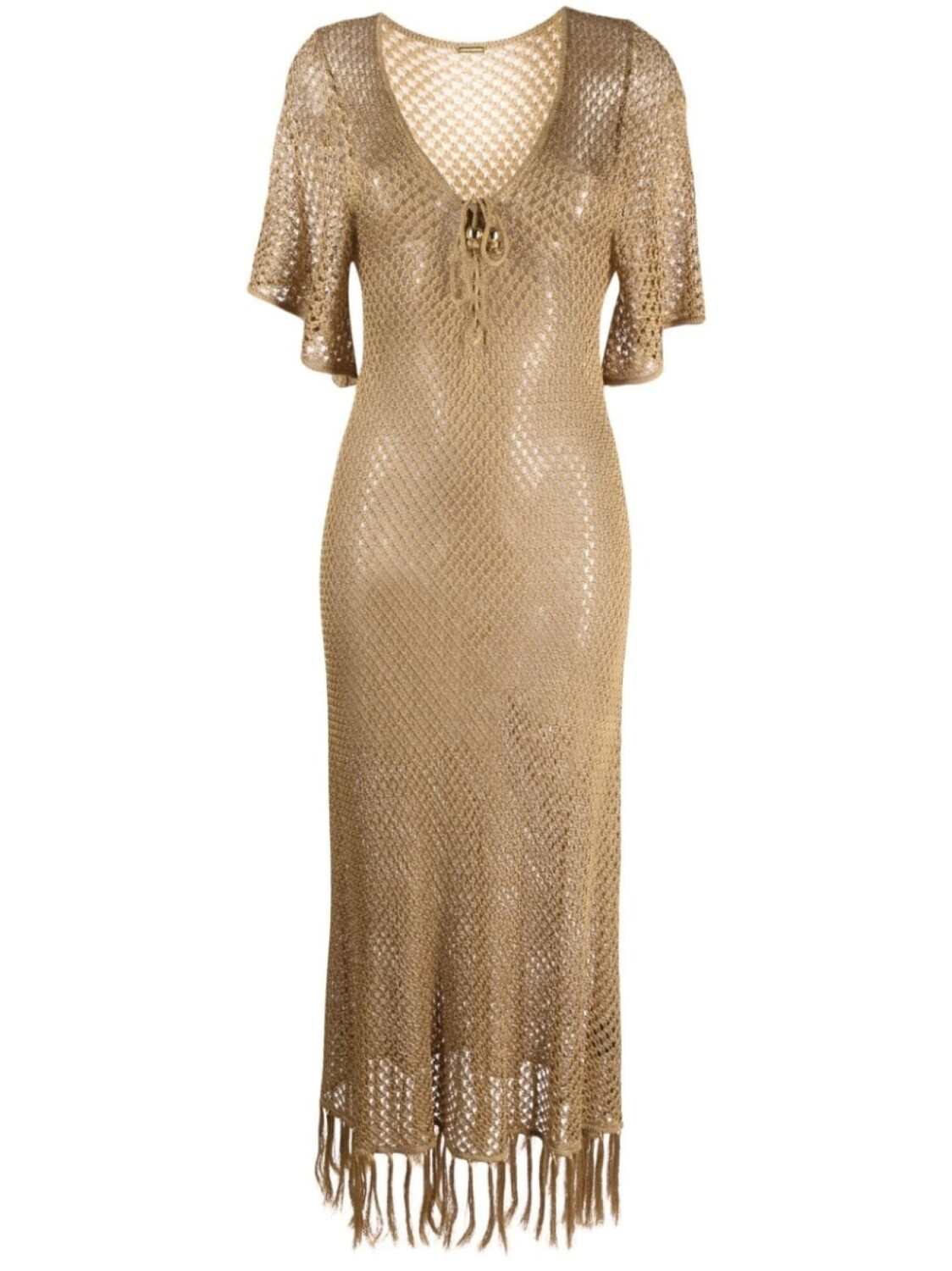 Dodo Bar Or платье миди с бахромой, золотой
Dodo Bar Or платье миди с бахромой, золотой