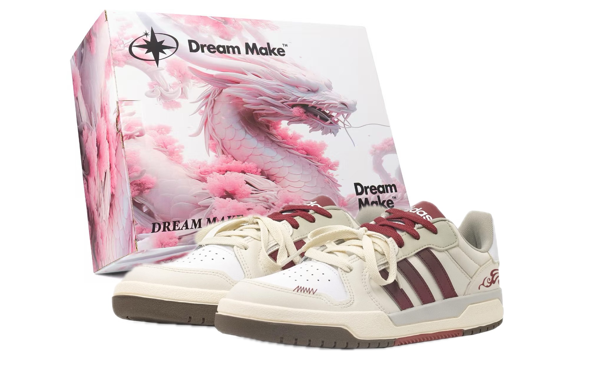 Entrap evening glow, dragon устойчивые к истиранию, легкие и дышащие низкие кроссовки для скейтбординга unisex Adidas Neo, экрю бордовый
Entrap evening glow, dragon устойчивые к истиранию, легкие и дышащие низкие кроссовки для скейтбординга unisex Adidas Neo, экрю бордовый