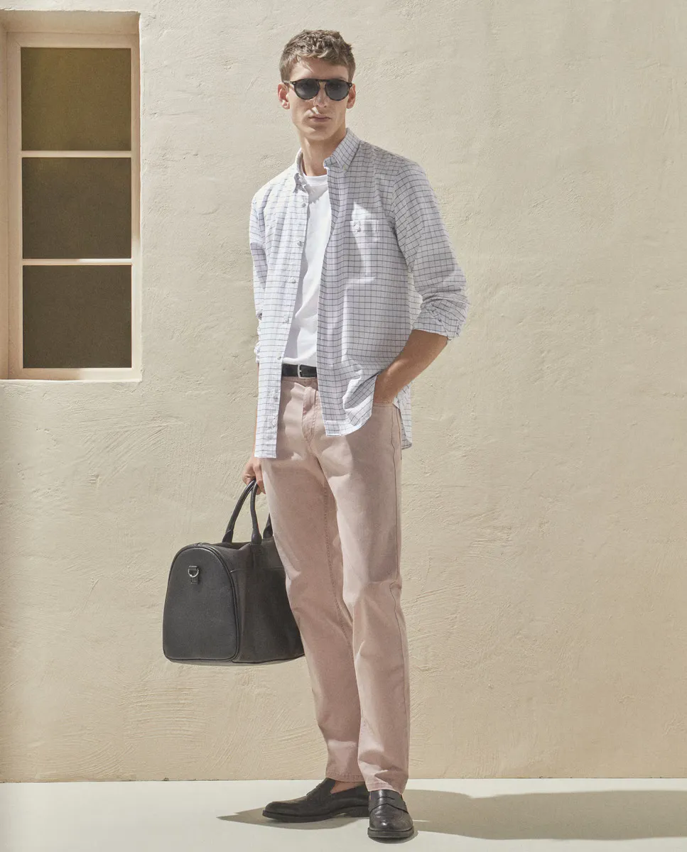 Мужские спортивные брюки, пять карманов, цветные Dustin, розовый
Мужские спортивные брюки, пять карманов, цветные Dustin, розовый