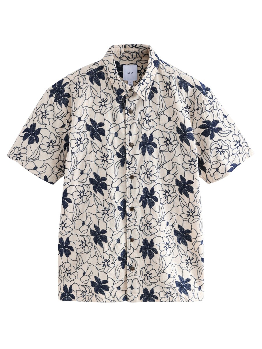 Рубашка обычного кроя на пуговицах Next, бежевый
Рубашка обычного кроя на пуговицах Next, бежевый