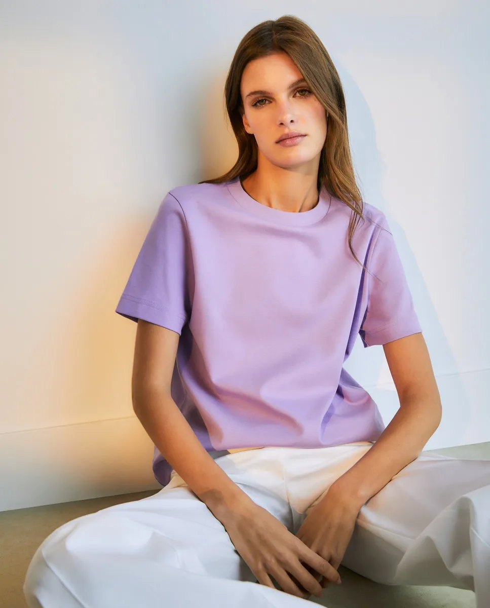 Женская футболка интерлок с коротким рукавом Woman El Corte Inglés, сиреневый
Женская футболка интерлок с коротким рукавом Woman El Corte Inglés, сиреневый